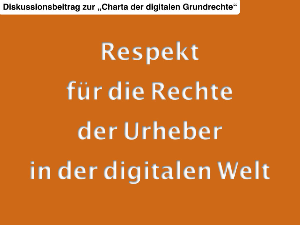 Charta der digitalen Grundrechte